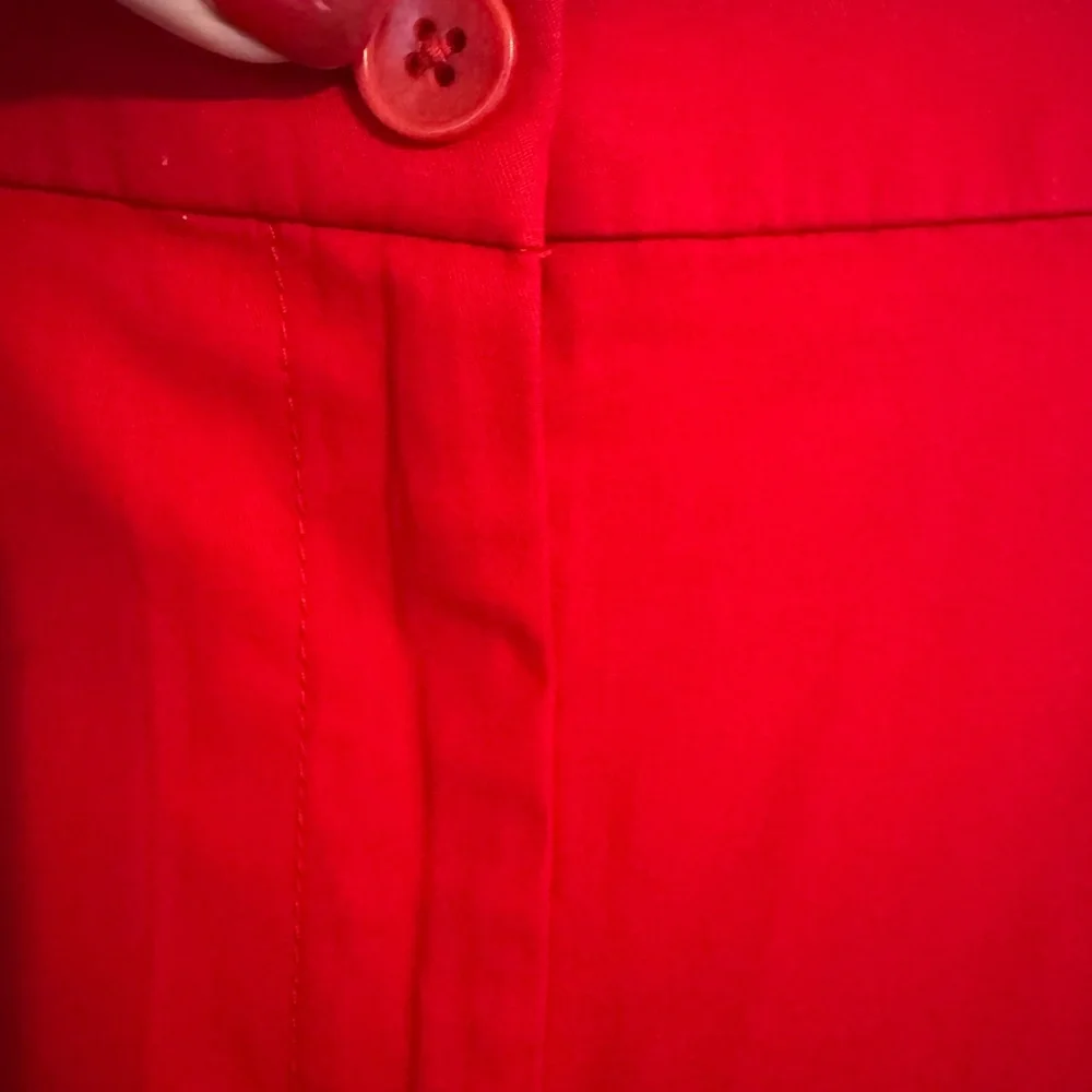NWT  Talbots Women's Vibrant Red PERFECT SKIMMER  Capri Pant  SZ: 16   BIN#S - Picture 6 of 11